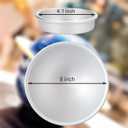 Cake Sphere Pan 8 Inch 3D Half Ball Cake Pan to Create Any Ball Shaped Cake Soccer Shaped Baking Pans DIY Birthday Spher