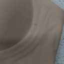 OEAK Womens Deep V Bras Wireless Comfortable Bra Supportive No Underwire Bras Tshirt Push Up Bralettes Plunge Seamless Bra (Large, Beige)