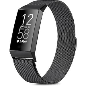 WITH it Stainless steel mesh band for use with FITBIT CHARGE 4 & CHARGE 3