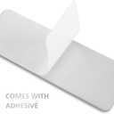 Hand Wash Only Sign 2 Pack, 9"x3", Strong Self-Adhesive Modern Design Wall Decor, Wall or Door Sign, Metal aluminum, Silver