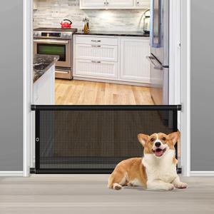 Short Pet Gate for Stairs, 28"-38" Width, Expandable Indoor Gate for Small Dogs & Puppies