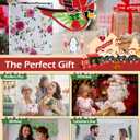 KY&BOSAM Crystal Cardinal Suncatcher Mom Gift Had Painted Glass Sun Catchers for Windows Hangings Ornament with Pressed Flower and Heart Charm Birthday Gifts for Women Mom Mothers Day Christmas