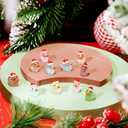 Shappy 200 Pcs Christmas Tiny Glow in The Dark Ducks Xmas Luminous Mini Resin Ducks Miniature Duck Figures for DIY Garden Aquarium Ornament Home Birthday School Party Project Accessories, 10 Colors