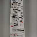 Small Tension Rod 18-32 Inches Black Shower Curtain Rod Heavy Duty Spring Short Tension Curtain Rod No Drilling Adjustable Shower Rod for Closet