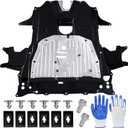 74110-TBA-A00 Engine Splash Guard Under Car Shield Cover Compatible with Honda Civic 2016-2021 Replaces 74110tbaa00 Including Screws and Bolts Splash Shield Guard Under car