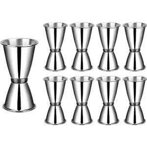 9 Pieces Jigger Bartending Double Cocktail Japanese Measuring | 2 oz 1oz Professional Liquor Cup Bartender, Supplies Home, Party Bar, Tool, Living Room Accessory, Kitchen Organization