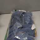 Lana Roux 90s Retro Dungaree Utility Denim Jumpsuit Jean Overalls (Cargo Medium Wash, X-Large)