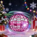 Flying Orb Ball Toys, 2025 Upgraded Toy, Hover Ball Boomerang Fly Fidget Spinner Hand Controlled Mini Drone Cosmic Globe Spinning Cool Toys for 6 7 8 9 10+ Year Old Boys Girls Teens (Purple)