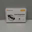 6PCS Cord Organizer for Appliances, Upgraded Kitchen Appliance Cord Wrap, Cord Holder Stick on Pressure Cooker, Coffee Maker, Air Fryer and Blender(3 Black + 3 White)