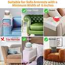 Couch Cup Holder, Silicone Anti-Spill and Anti-Slip Cup Holder for Couch, Portable Sofa Armrest Tray Couch Drink Holder, Gift for Mom, Dad, Grandma, Grandpa (Beige)