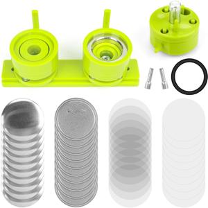 37 mm 1.45 Inch Pins Button Machine Interchangeable Die Mold for Slide Rail Button Maker Machine Button Part Supplies Accessories for Pin Press Machine