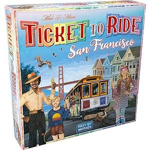 Ticket to Ride San Francisco - EN - Board Game - are You Travelling to San Francisco in This City Edition? - 8+ - 2-4 Players - EN