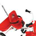 Schwinn Easy Steer Bike for Toddler, Kids Tricycle with Removable Push handle, Steel Trike Frame, Boys and Girls Ages 2-4 Year Old, Red/White, 8"