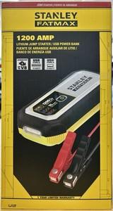 Stanley FatMax 1200 Amp Lithium Jump Starter and USB Power Bank (Model LJ12F).
