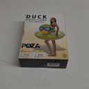 POZA Inflatable Duck Pool Float Tube- Heavy Duty Vinyl UV Resistant Confetti Pool Duck Floatie, Animal Pool Float Swim Ring Pool Inflatables for Kids and Adults for Beach, Party, Vacation (Gold)