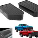 Bed Rail Stake Pocket Covers for 2023 2024 2025 2026 GMC Canyon and Chevy Colorado Rear Truck Tonneau Covers Made of ABS Material Wear Resistant Anti Rust 2024 Chevrolet Colorado Caps Rail-2pcs