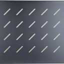 Aeons 1U 19-inch Fixed Rack Server Shelf Vented 4 Post Rack Mount Shelf 14 inches Adjustable Mounting Depth, for IT Data Network Cabinet Enclosure Equipment