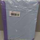 Important Document Organizer, A4 Portfolio Binder Folder with Labels, Blue