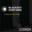 Room Darkening Curtains Thermal Insulated Blackout Drapes Solid Window Treatment Set Grommet Top Light Blocking Blackout Curtain for Living Room Bedroom (W52 x L120 Inch, Beige Cream)