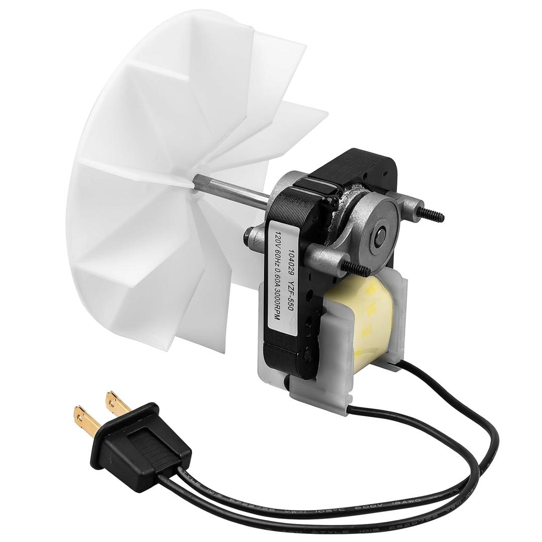 Universal Bathroom Vent Exhaust Fan Motor Replacement Motors Kit, Fit for Nu-Tone Br-oan Exhaust Vent Fan Motor 120V 50CFM, with Blower Wheel