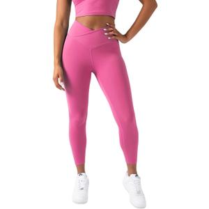 YITTY Active Women's Ultraluxe Crossover High-Waist Legging, Athleisure, 4-Way-Stretch (X-Large, Beach Party)