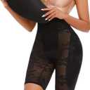 SEXYWG Women Hip Lifting Shapewear Hip Enhancer Pads Shorts Shapewear Control Padded Panties for Curvy Body (Black, S)