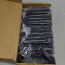 4Pcs 1" (1" Post/3.5" Base) Aluminum Post Base Cover, Suitable for Iron Stair railings, Balcony railings, Post Skirt Covers (Black)