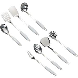 Begale 8-piece Stainless Steel Utensil Set, Cooking Utensils Kitchen Tool Set
