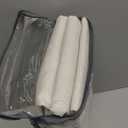 100% Blackout Shield Linen Blackout Curtains for Bedroom 108 Inches Long, Back Tab/Rod Pocket Living Room Drapes, Thermal Insulated Blackout Curtains 2 Panels Set, 50" W x 108" L,Cream