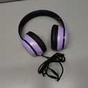 LORELEI X8 Over-Ear Wired Headphones with Microphone with 1.45m-Tangle-Free Nylon Line&3.5mm Plug,Lightweight Foldable & Portable Headphones for Smartphone,Tablet,Computer,Mp3/4(Dark Purple)