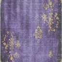Addison Rugs Mayfield AMF1788 Purple 5' x 7'6" Indoor Premium Machine Washable Rug, Silky Soft, Easy Clean, Non Shedding, Bedroom, Living Room, Dining Room, Kitchen Rug