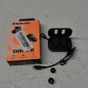 Skullcandy Dime 2 Wireless Earbuds, Bluetooth Headphones, Noise Isolating Fit, Up to 12 Hours Battery, Microphone for iPhone Android, Easy Carry with Integrated Lanyard - True Black