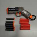 Shell ejecting Pistol Soft Bullet Toy Cheap Cool Stuff Realistic Look Real Hand Guns Stress Shot Dart Fake Shooting Game for Adult Under 10 Dollar Gifts for Age 14 Years Old (Gray)