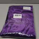 LHJ Unisex Full Length Hooded Robe Cloak Long Velvet Cape Cosplay Costume (Purple), Size X-Large