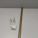 Ivilon Drapery Window Curtain Rod - End Cap Style Design 1 Inch Pole. 28 to 48 Inch Color Warm Gold