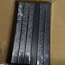 KINLINK 6x8 Picture Frame Black Set of 6, Wooden Photo Frames Matted 4x6 with Plexiglass for 4x6 with Mat or 6x8 without Mat for Table and Wall Display