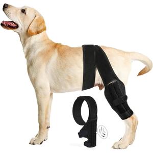 Dog Knee Brace for Torn ACL Hind Leg, Dual-Leg CCL Support with Vest Harness, 4 Metal Stabilizers, Hip Dysplasia & Luxating Patella Support, Vet-Recommended Rear Leg Brace for Dogs