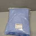 2 x Faux Fur Fabric for Crafts, Gnomes, Animal Costumes, Cushions, Decorations Azure 20x20in