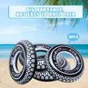 Inflatable Tire Pool Float for Adults Inflatable Giant Tire Tubes Tire Swimming Ring Tires Party Decoration for Swimming Pool Lake Ocean