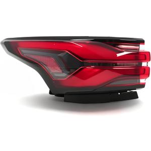 Left Outer Tail Light Assembly Compatible with 2022-2024 Traverse Driver Side Rear Brake Light Back Lamp GM2804151 86785340 85133095 (Left)