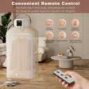 Portable Clothes Dryer, 600W Compact Foldable Mini Dryer Machine with Adjustable Timer, Quiet Fast-Drying Electric Travel Clothes Dryer for RV, Apartment, Home, Hotel Room