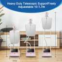 3-in-1 Steam Iron Adjustable Angle and Height for Horizontal, Vertical, and Inclined Use, 6 Steam Levels, 2.5L Large Water Tank, 2100W Fast Heatingchampagne