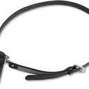 Reflective Leather Radio Holster Set  Heavy Duty Strap, Anti-Sway, Fits Motorola APX Series  for Firefighters, EMT, Police