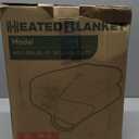 Heated Blanket Electric Blanket Full Size 72''x84'' with 9 Heating Levels, 1-10 Hour Auto Shut Off, Machine Washable, Flannel & Sherpa Soft Warming Blanket for Couch, Bed, Office - Cozy Pink