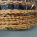 12 Pcs Round Rattan Placemats,Boho Charger Plates for Dining Table, 11.8 inches