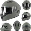 Modular Flip up Motorcycle Helmets for Men Women, DOT Approved, XL
