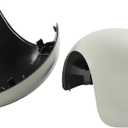 Mirror Cover for MINI Cooper R55 R56 R57 R58 R59 R60 R61 2007-2016 Manual Folding Mirrors Side Mirror Caps(White)