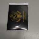 Talking Pop Up Birthday Card for Men and Women with Lights & Blow-out Candle, Real Voice Birthday Message with DIY Numbers, Funny Political Dad Birthday Gift for Men and Fans with Golden Cover