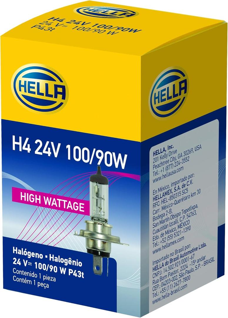 Hella H4 24V 100/90W High Wattage Bulb