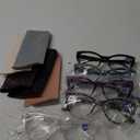 Gaoye 5 Pack Fashion Cat Eye Reading Glasses for Women, Computer Blue Light Readers Anti Glare With Eyeglasses Chain, +3.0